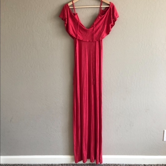𝅺{NORDSTROM} Spirit of Grace Cold Shoulder Dress - Picture 4 of 5